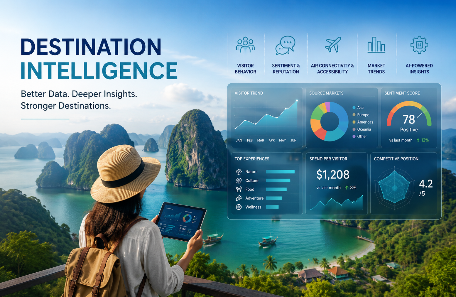 What Is Destination Intelligence? A Complete Guide for DMOs & Tourism Boards