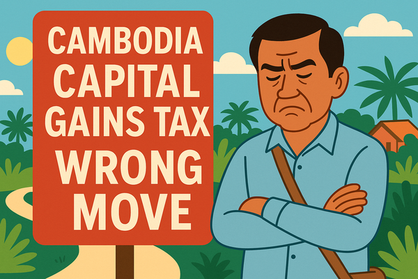 Cambodia's Capital Gains Tax -Why Now Isn't the Right Time